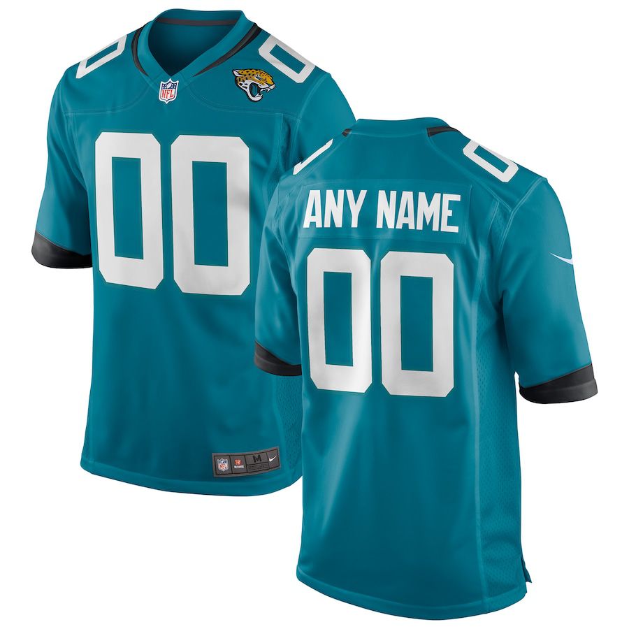 Men Jacksonville Jaguars Nike Green Alternate Custom Game NFL Jersey